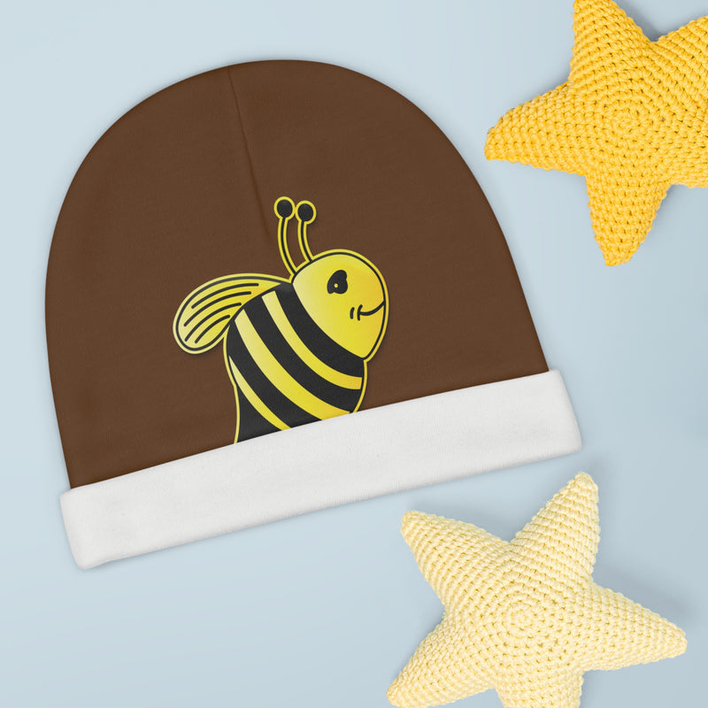 Baby Beanie (AOP) - JBH Bee (Brown)