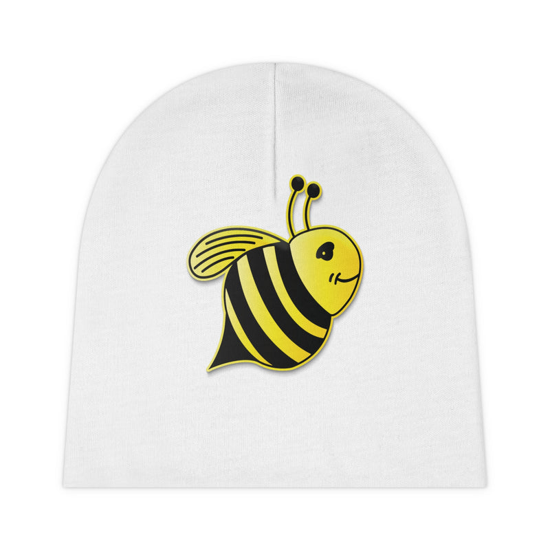 Baby Beanie (AOP) - JBH Bee (White)