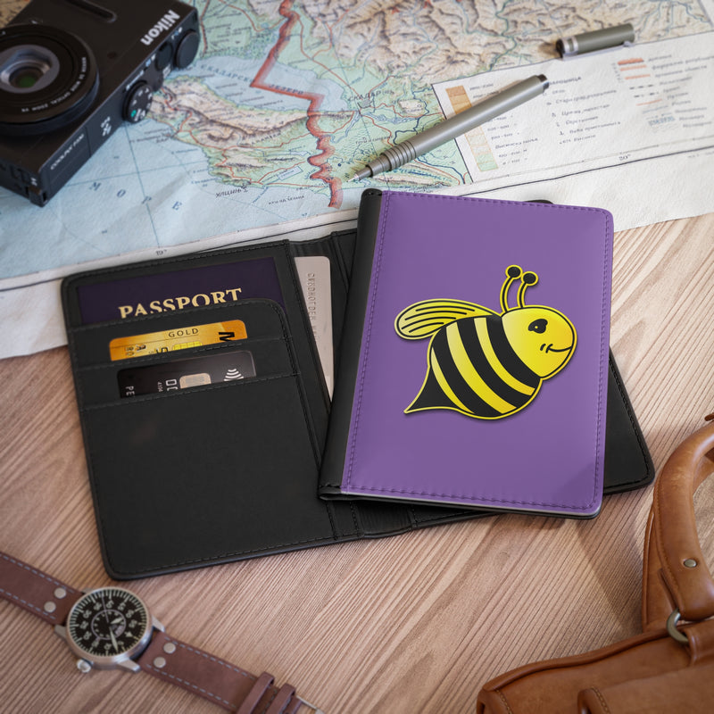 Passport Cover - JBH Bee (Light Purple)