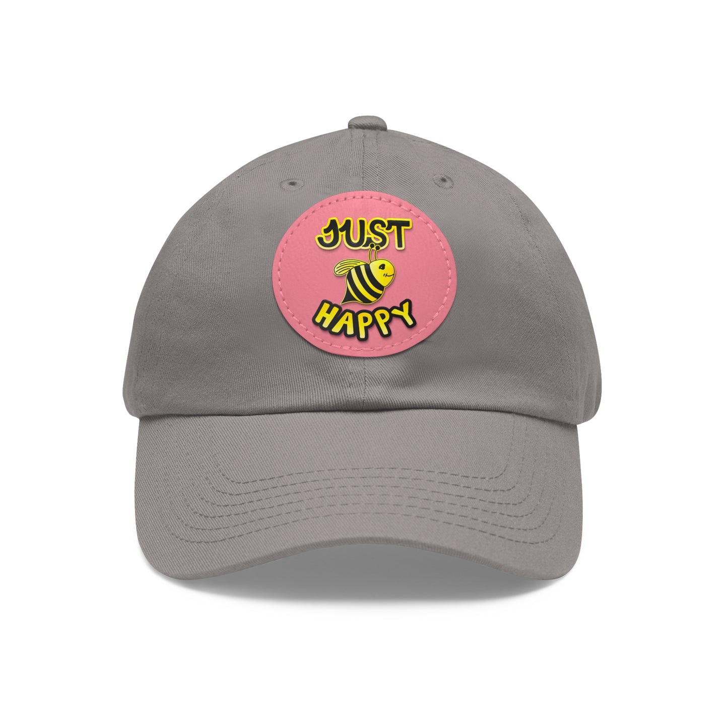 Dad Hat with Leather Patch (Round) - JBH Original