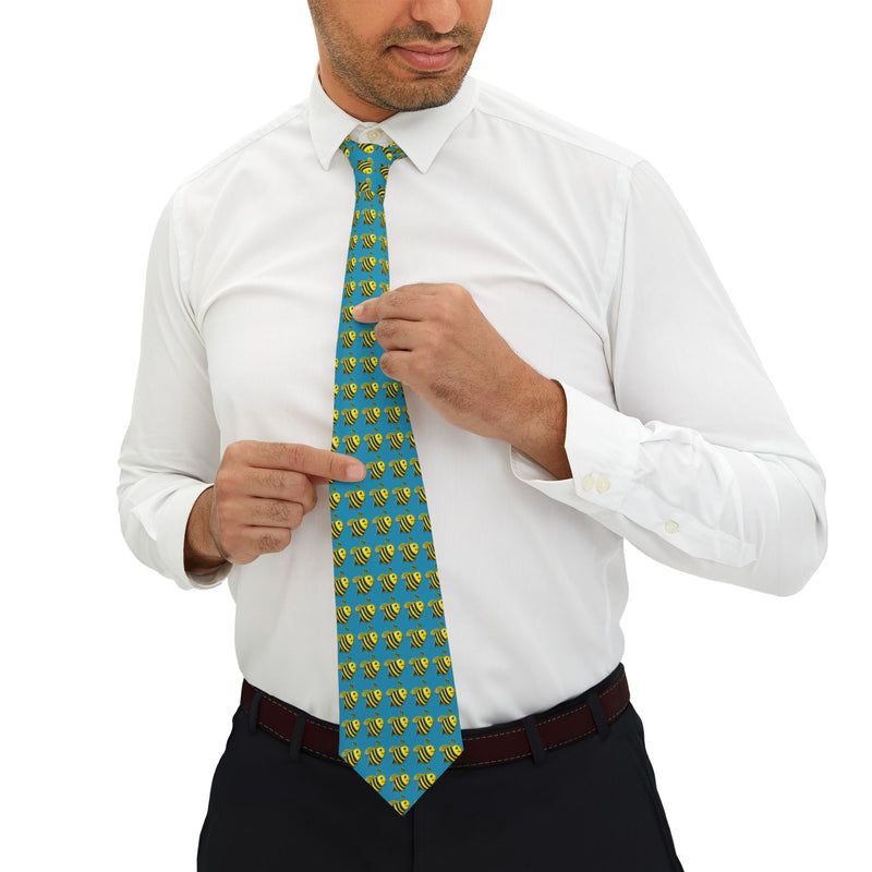 Necktie - JBH Bee (Turquoise)