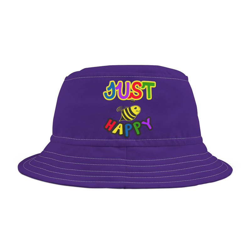 Bucket Hat (AOP) - JBH Multi-Color Original (Purple)
