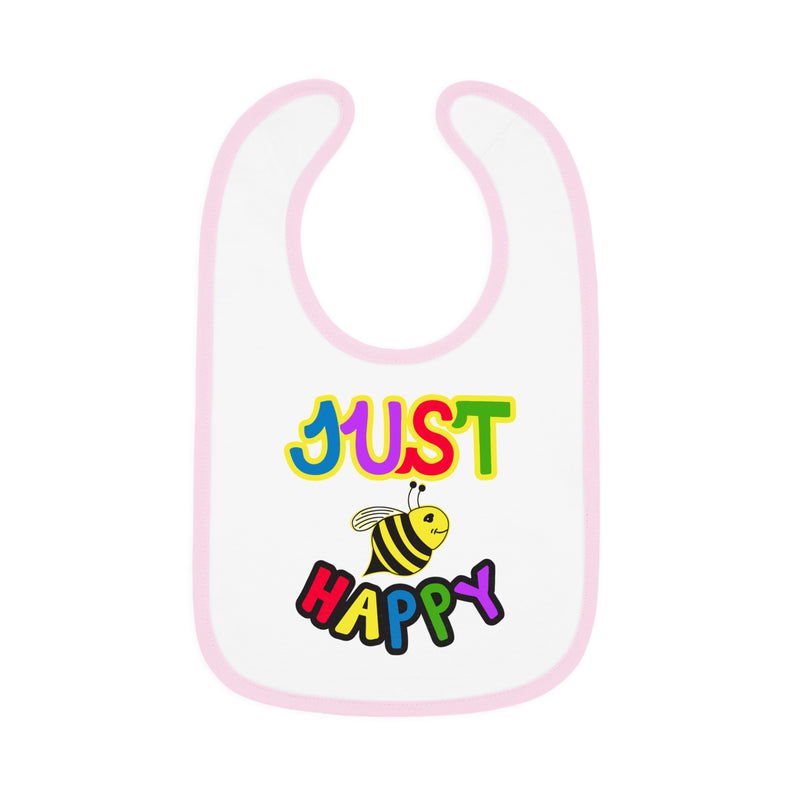 Baby Contrast Trim Jersey Bib - JBH Original Multicolor