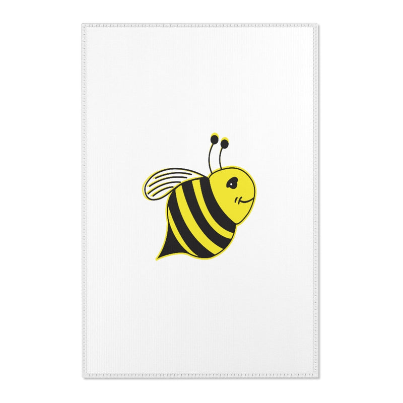 White Area Rugs - Bee