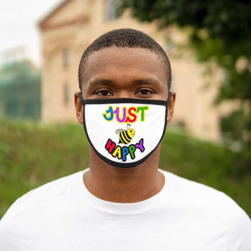 Mixed-Fabric Face Mask - JBH Multi-Color