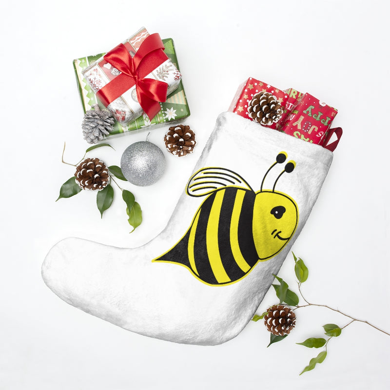 White - Christmas Stockings - JBH Original