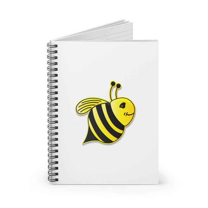 Spiral Notebook - Ruled Line - Bee