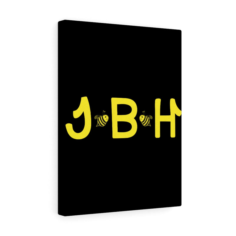 Black Canvas Gallery Wraps - JBH Yellow