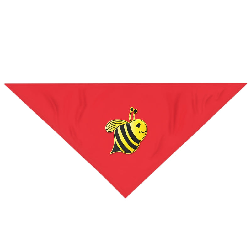 Pet Bandana - Bee (Red)