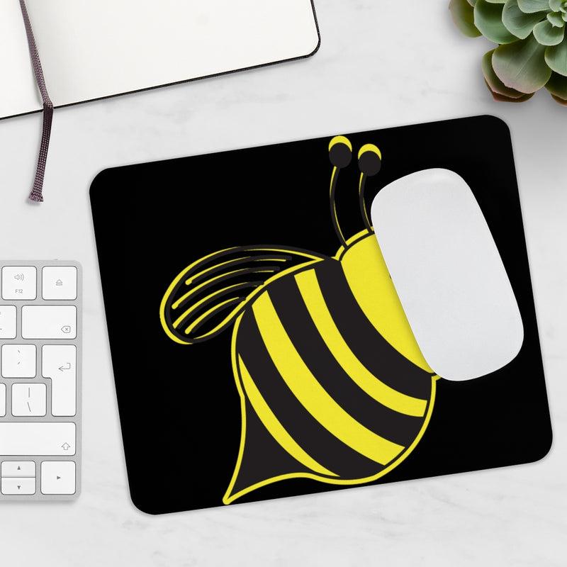 Black - Mouse Pad - Bee