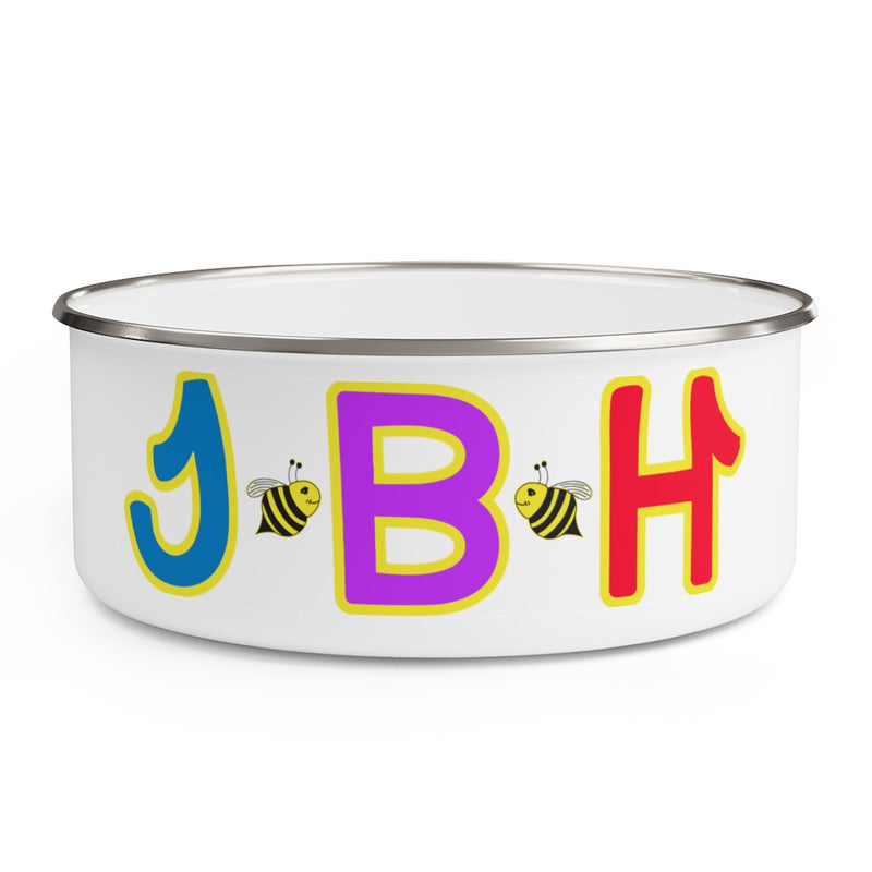 White - Enamel Bowl - JBH Multicolor
