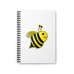Spiral Notebook - Ruled Line - Bee