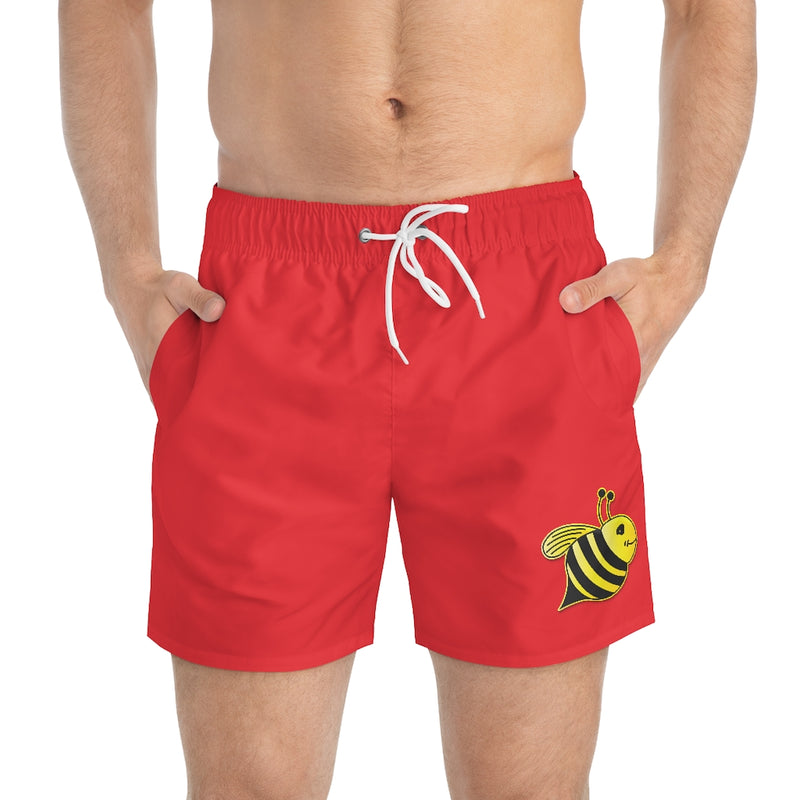 Swim Trunks - Bee (Red)