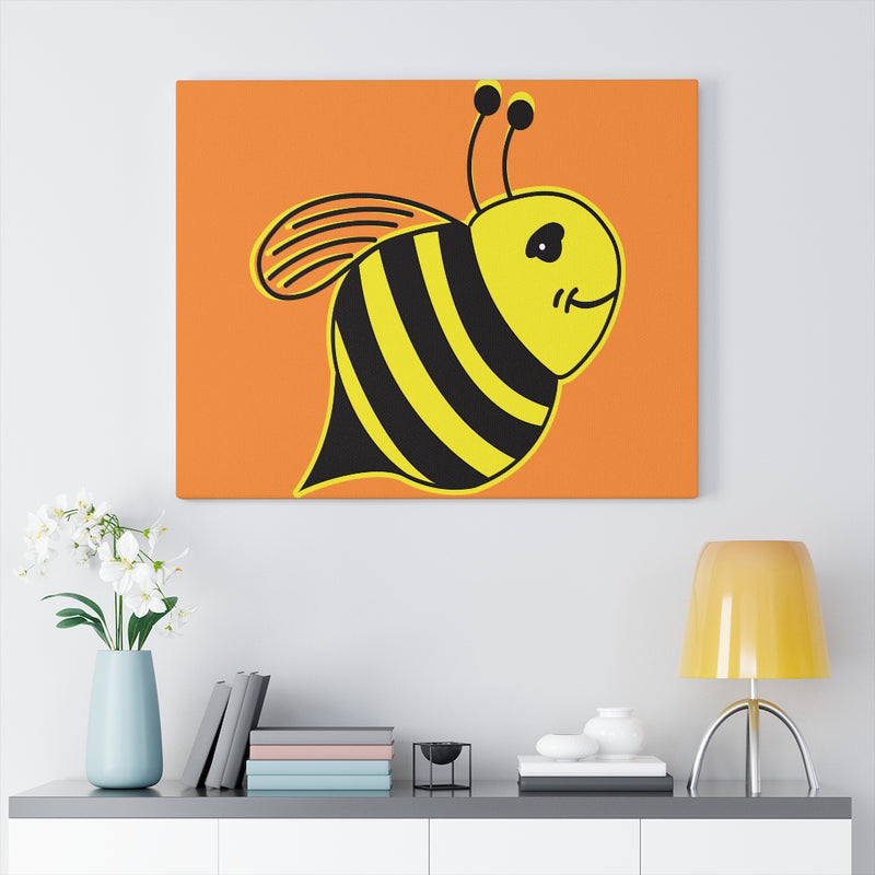 Orange Canvas Gallery Wraps - Bee