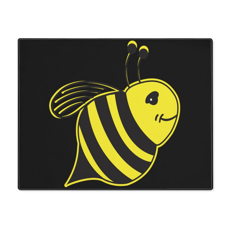 Black Placemat - Bee
