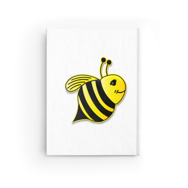 Journal - Ruled Line - Bee (White)