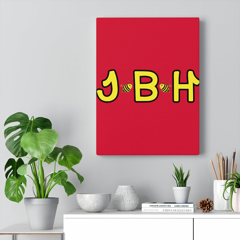 Red Canvas Gallery Wraps - JBH Yellow