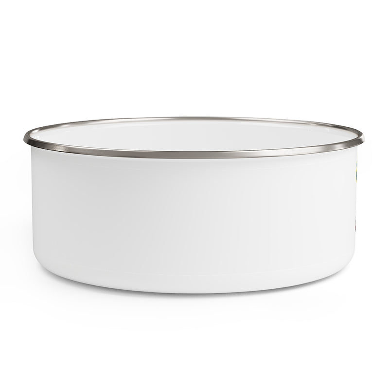White - Enamel Bowl - JBH Original Multicolor