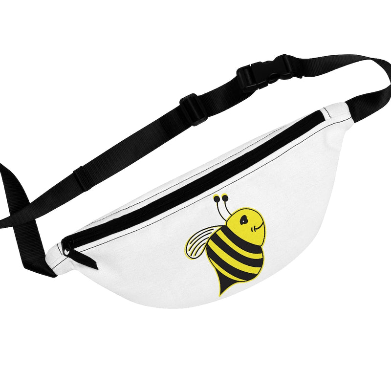 White - Fanny Pack - Bee
