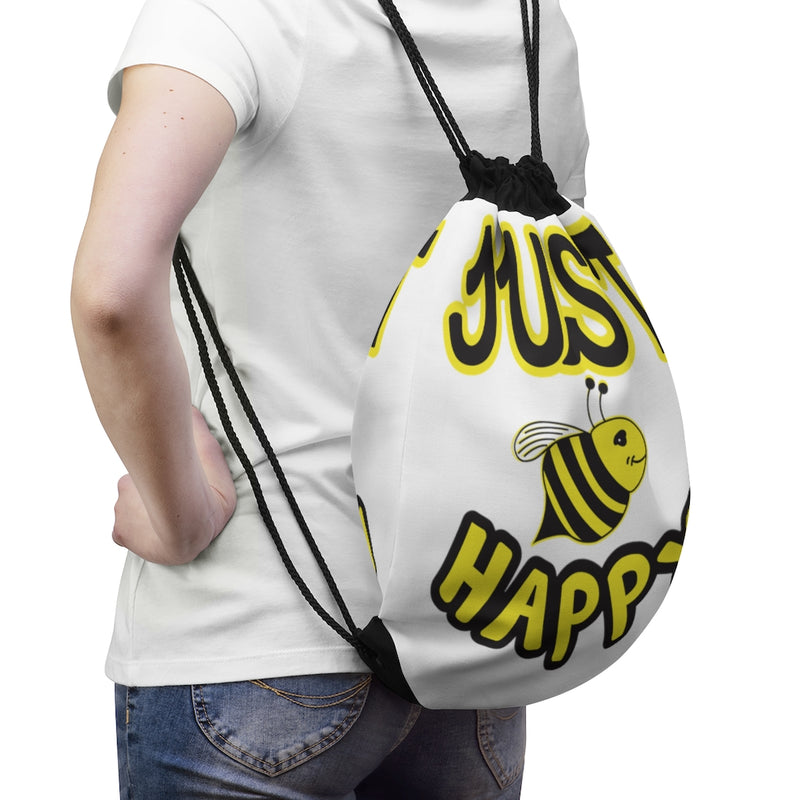 White - Drawstring Bag - JBH Original