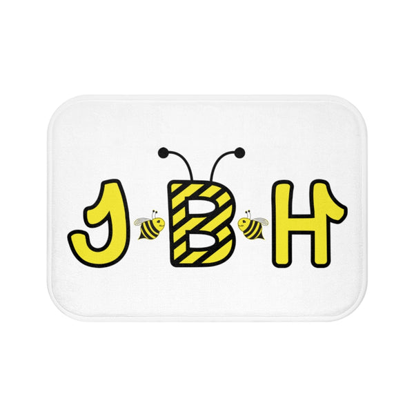 White Bath Mat - JBH Multi-Color