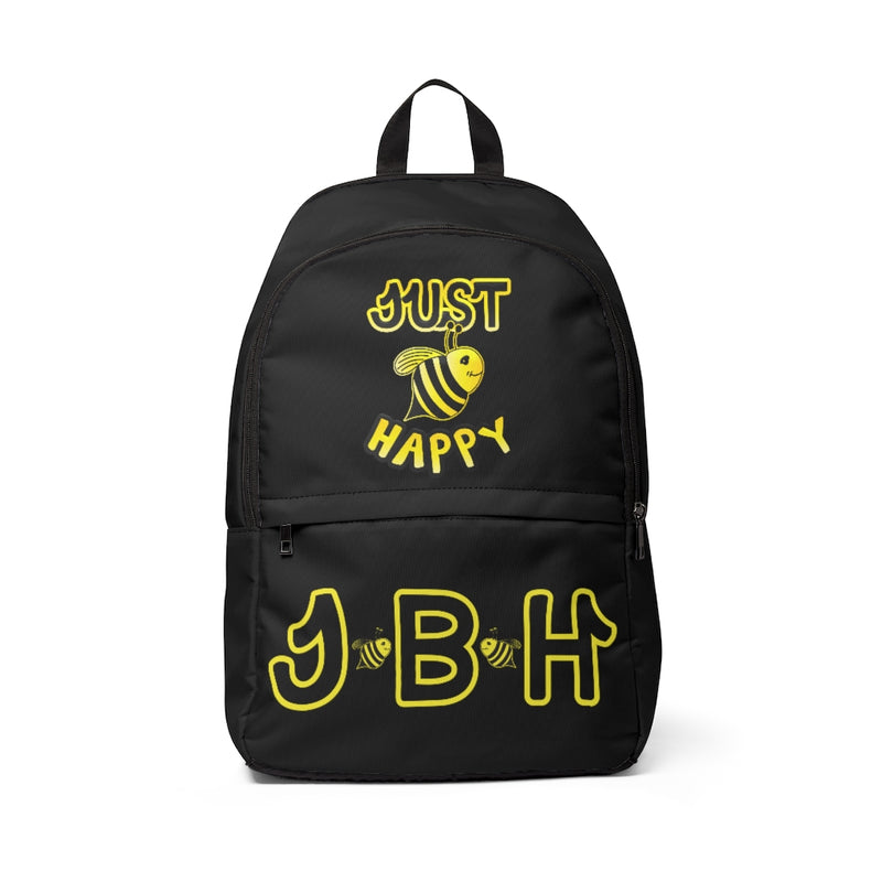 Black Unisex Fabric Backpack - JBH Original