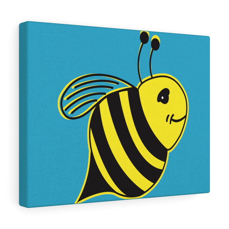 Turquoise Canvas Gallery Wraps - Bee