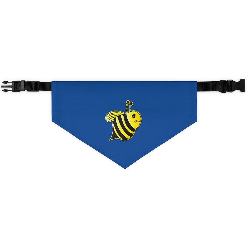 Pet Bandana Collar - Bee (Blue)