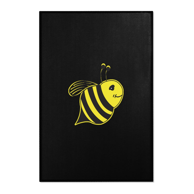 Black Area Rugs - Bee