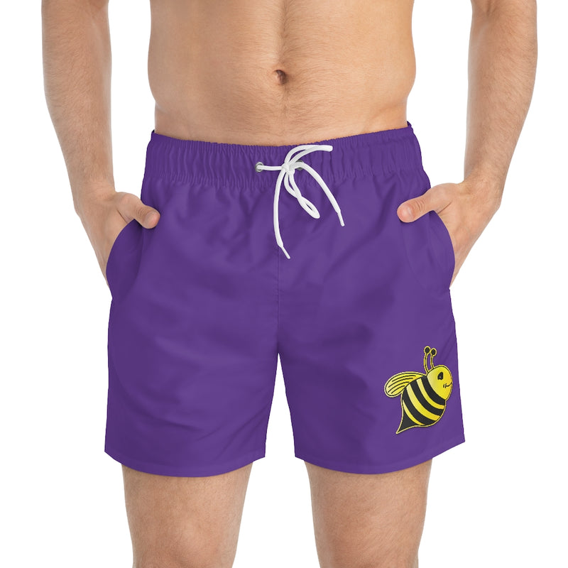 Swim Trunks - Bee (Purple)