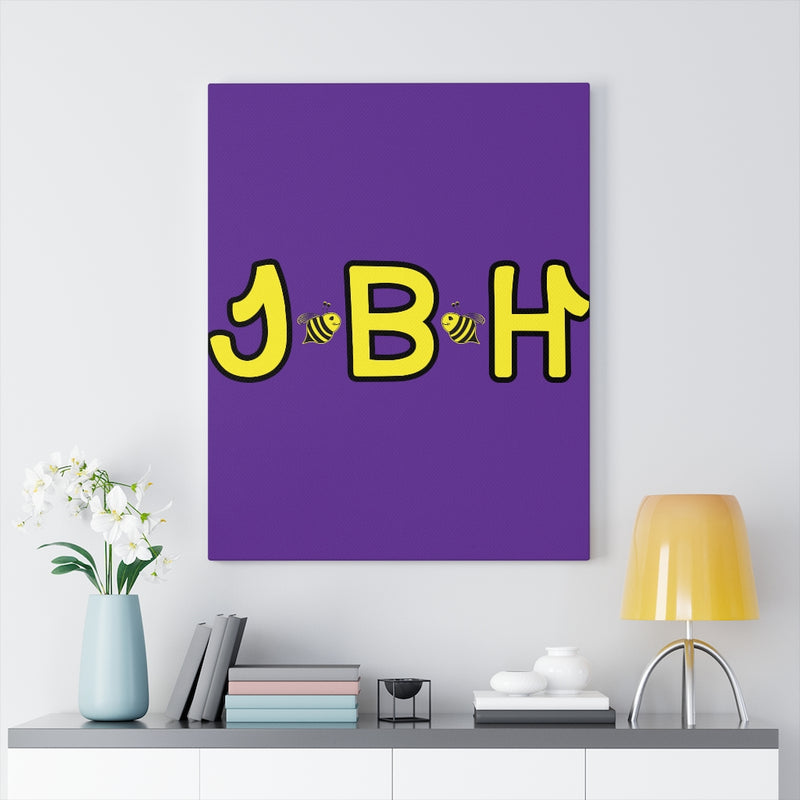 Purple Canvas Gallery Wraps - JBH Yellow