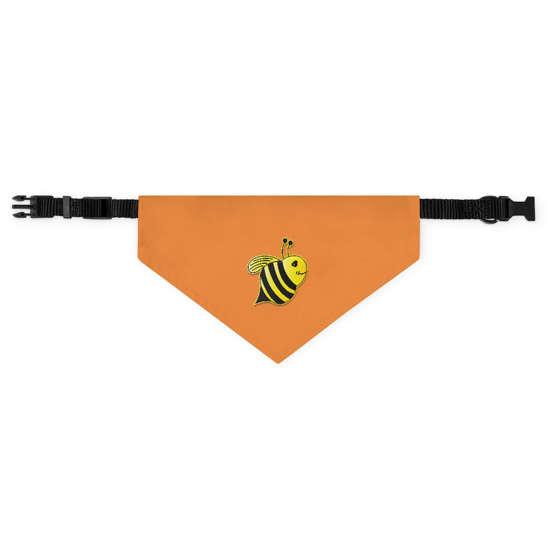 Pet Bandana Collar - Bee (Orange)