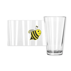 Pint Glasses - Bee