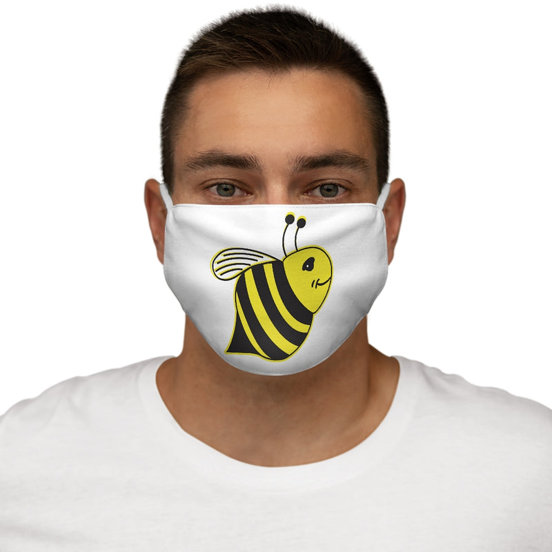 Snug-Fit Polyester Face Mask - Bee
