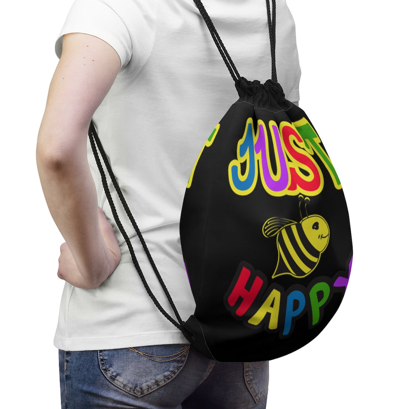 Black - Drawstring Bag - JBH Multi - Color