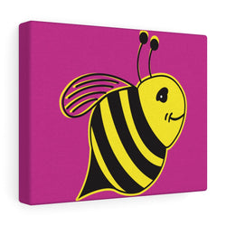 Dark Pink Canvas Gallery Wraps - Bee