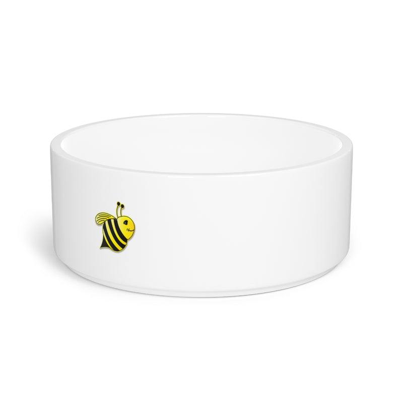 Pet Bowl - Bee (White)