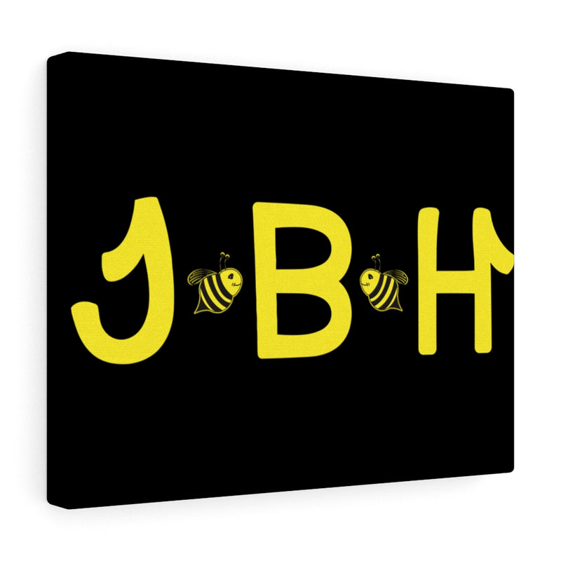 Black Canvas Gallery Wraps - JBH Yellow