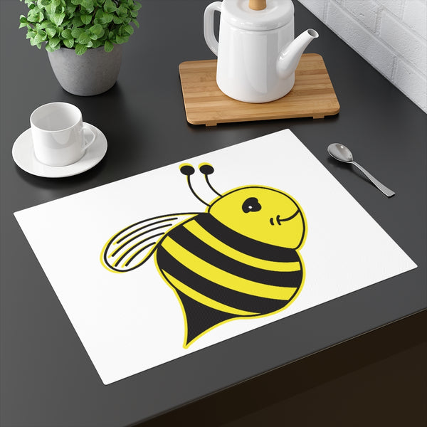 White Placemat - Bee