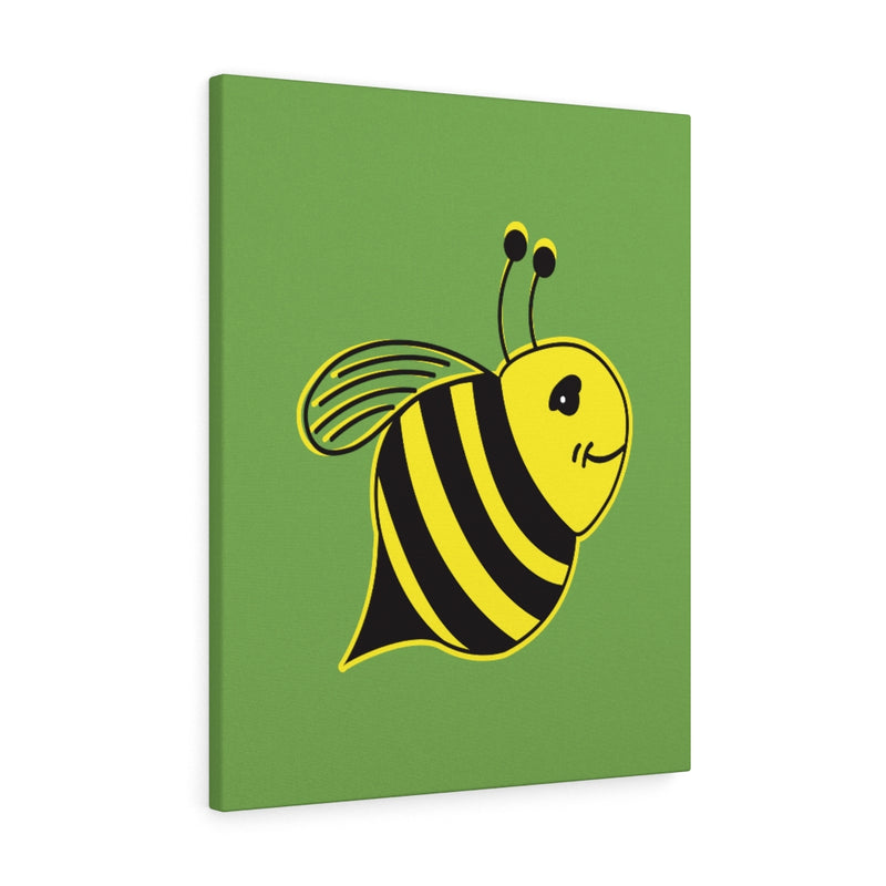 Green Canvas Gallery Wraps - Bee
