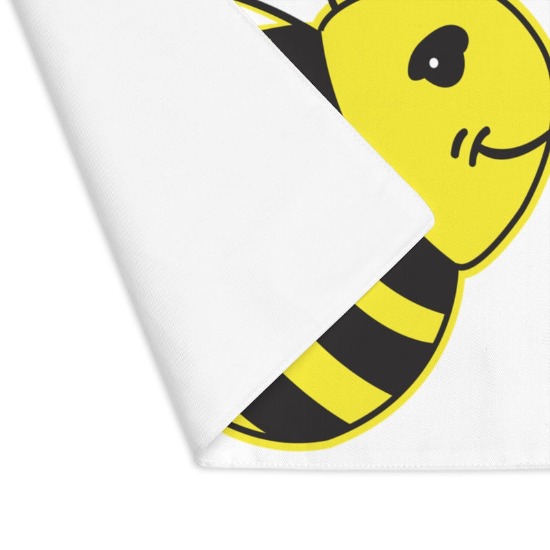 White Placemat - Bee