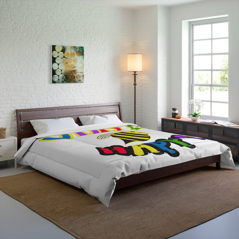 White Comforter - JBH Multi-Color