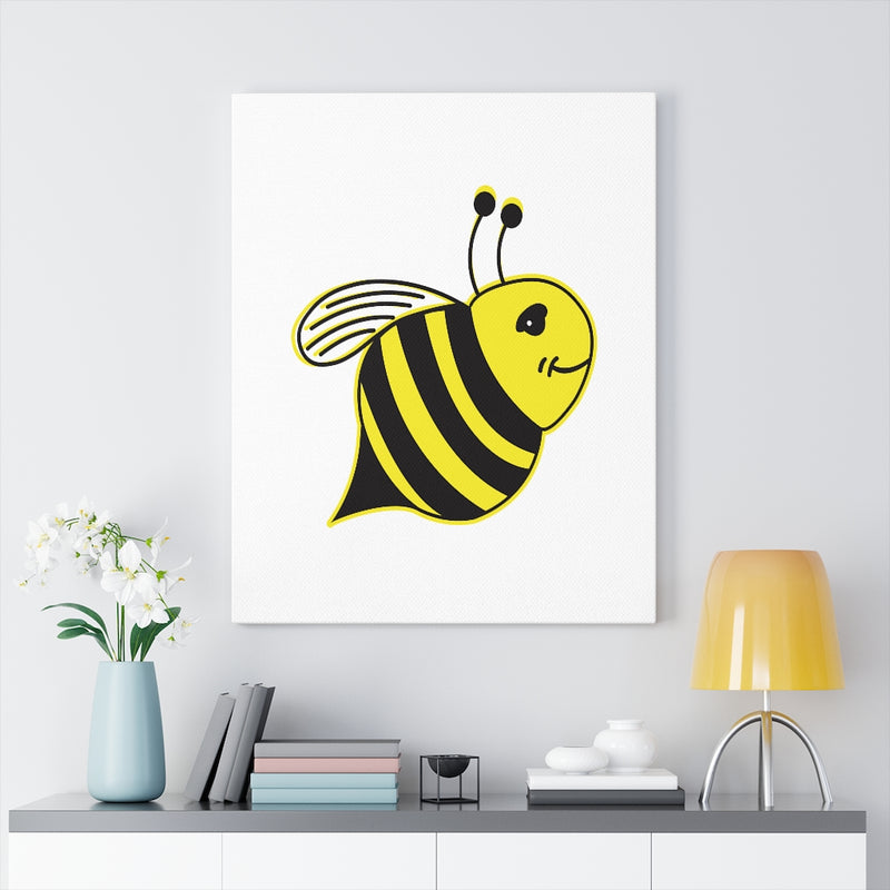 White Canvas Gallery Wraps - Bee