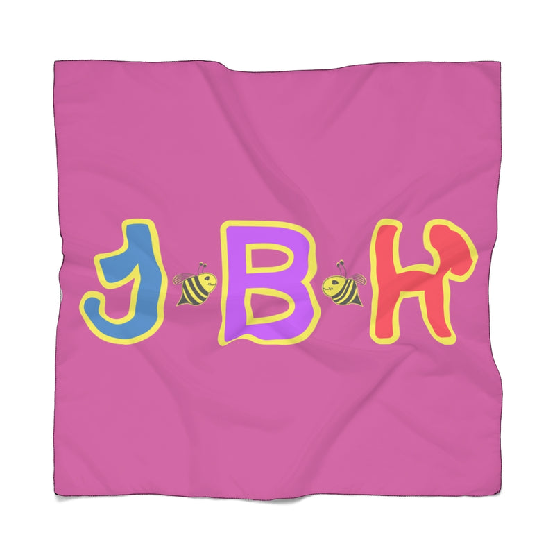 Pink Poly Scarf - JBH Multicolor
