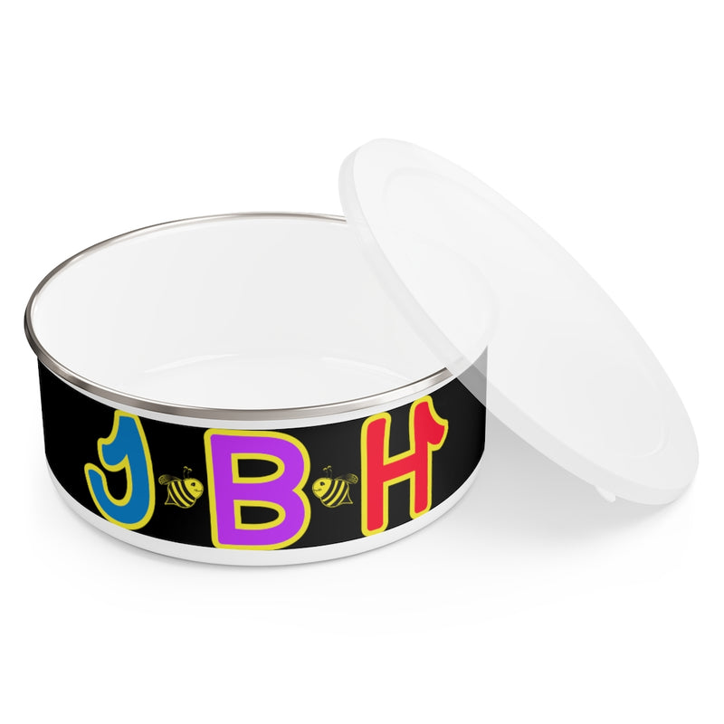 Black - Enamel Bowl - JBH Multicolor
