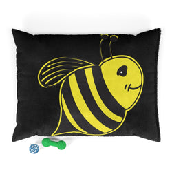 Black Pet Bed - Bee