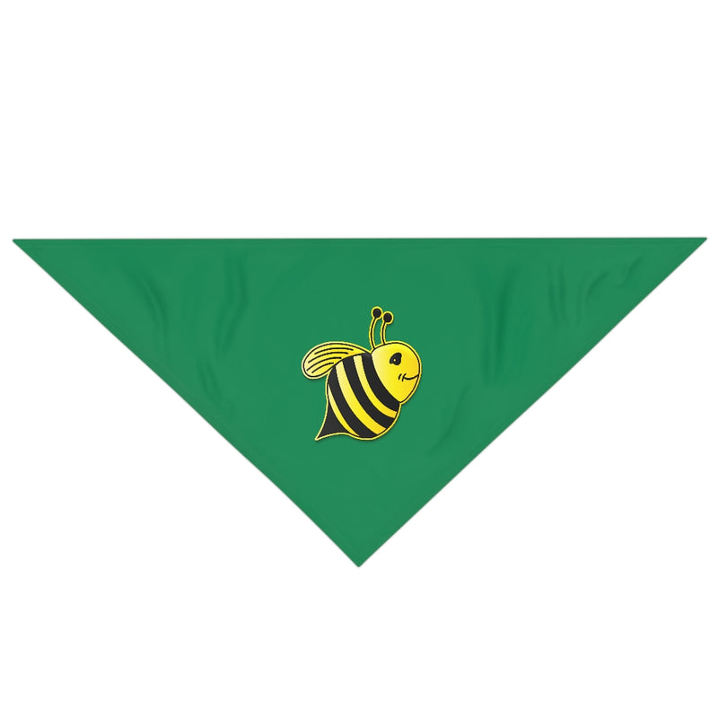 Pet Bandana - Bee (Green)