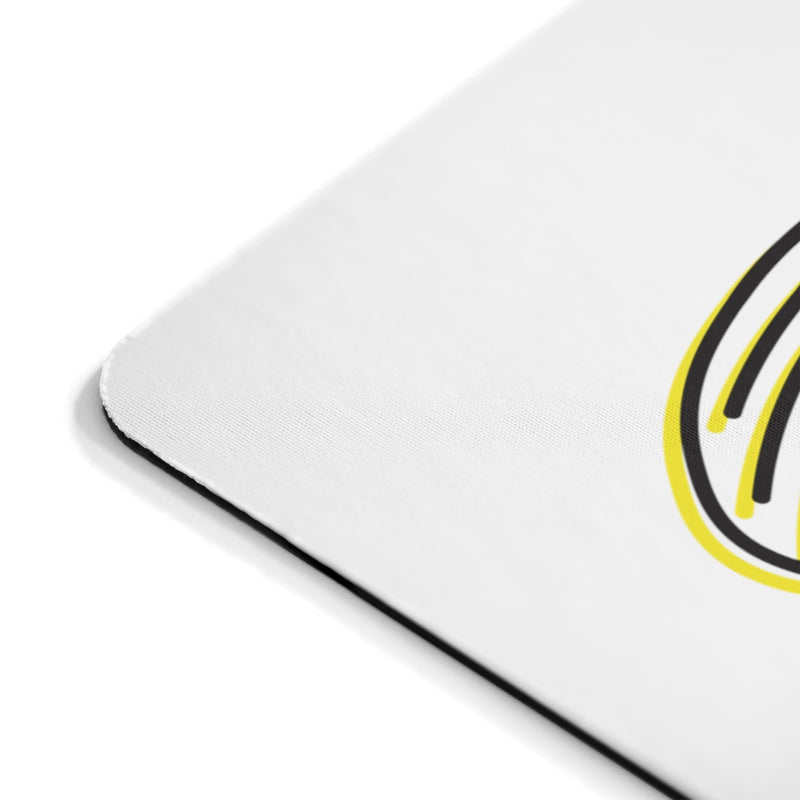 White - Mouse Pad - Bee