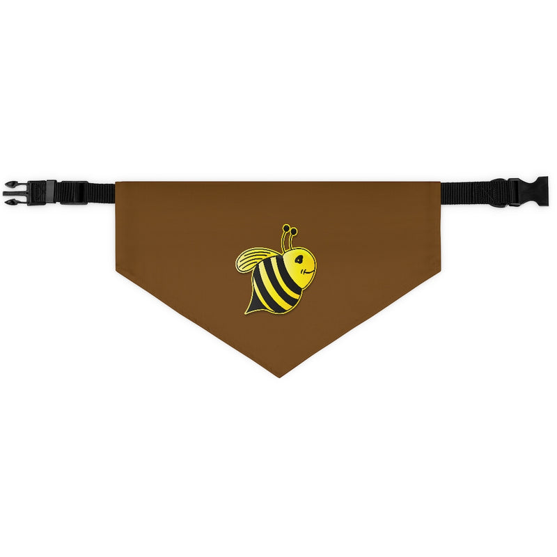Pet Bandana Collar - Bee (Brown)