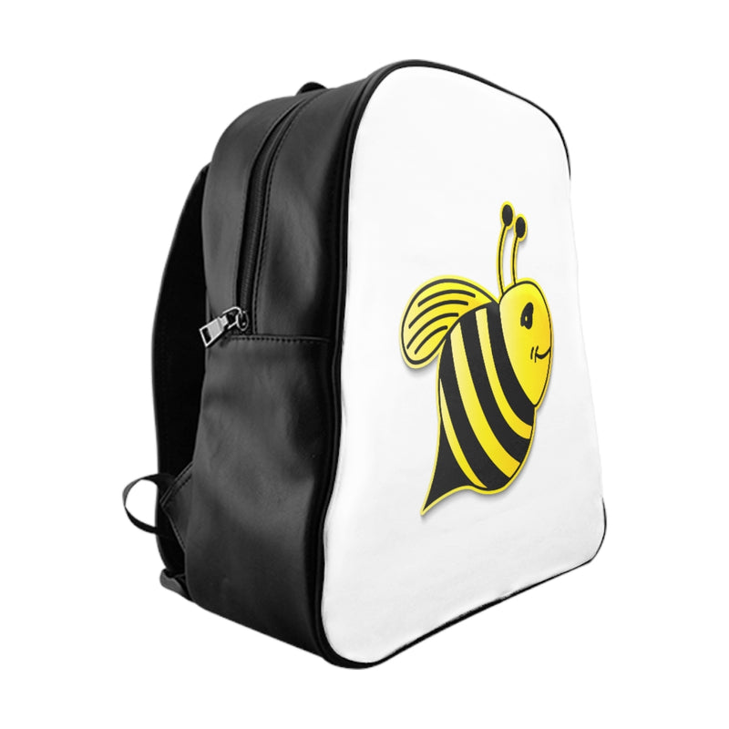 School Backpack - White (Bee)